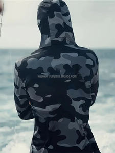 Men's Long-Sleeve Fishing <b>Hoodie</b> Sun Shield Breathable Outdoor Sports Apparel Waterproof Moisture Wicking Technology <b>Thumb</b> <b>Holes</b> - Product Image 5