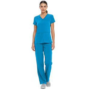 Uniformes Médicos Clásicos Unisex de Algodón Blanco para Uso Profesional en Hospitales - Product Image 1