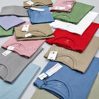 Lot de vêtements en coton assortis, couleurs et tailles variées, pour enfants, garçons et filles, stock de vêtements en gros, surplus de t-shirts du Bangladesh.