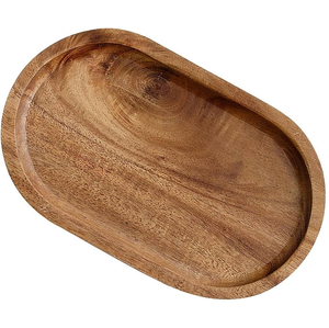 Bandeja de Madera para Servir, Diseño Mordent, Accesorio para el Hogar - Product Image 1