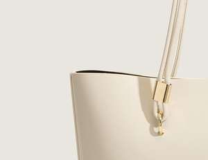 Bolso Tote de Piel Sintética PU Duradero y a la Moda para Mujer, Bolso de Mano de Piel para Dama, Bolso Vintage - Product Image 1