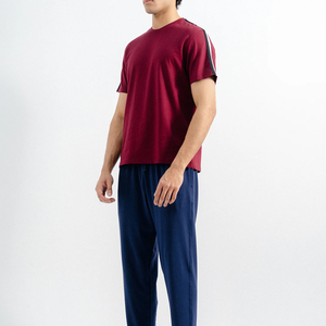 T-shirt Homme Personnalisé Col Rond Écologique Respirant Séchage Rapide Polyester/Coton Coupe Slim Hip Hop Grande Taille Anti-Rétrécissement OEM - Product Image 5