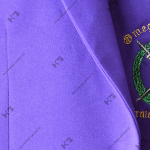Blazer violet personnalisé Omega, blazer de sororité/fraternité Omega Phi avec écusson brodé, veste de sport en coton pour homme pour événement - Product Image 6