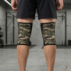 Rodilleras de camuflaje para levantamiento de pesas de 7 mm, soporte para entrenamiento con pesas y gimnasio, rodilleras de camuflaje para sentadillas pesadas - Product Image 4