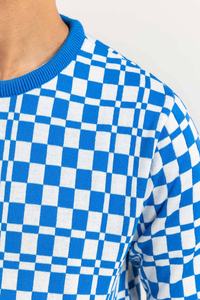 Pull en laine mérinos 100% pour homme, fabriqué sur mesure par le fabricant, col rond, tricoté, vêtement en maille pour homme - Product Image 2