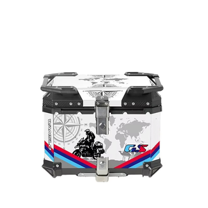 Baúl Trasero <span class=keywords><strong>para</strong></span> Motocicleta, Impermeable, de Aluminio, de 36L, 45L, 55L, 65L, Suministro de Fábrica - Product Image 1