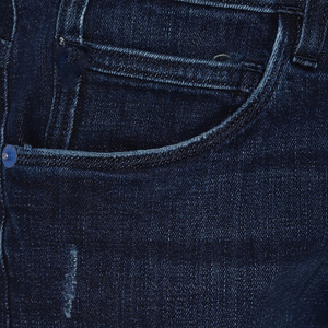 Mid Waist Vintage Sexy Denim Shorts Men's Raw Hem Frayed Custom Private Label Summer Stretch Plus Size - Product Image 2