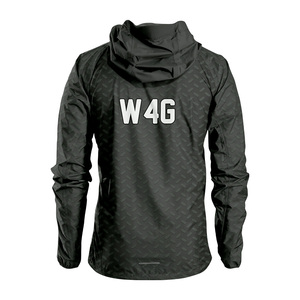 Chaqueta Cortavientos Personalizada con Capucha, Informal, para Primavera, Ecológica, para Hombre, Corte Regular, de Secado Rápido, Impermeable, Transpirable, 100% Nailon - Product Image 3