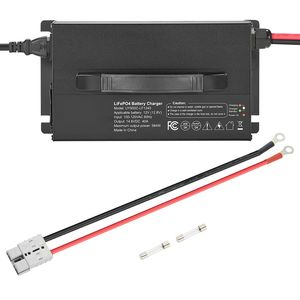 Caricabatterie al litio 12V 40A con cassa in alluminio 14.6V AC DC LiFePO4 Smart per connettore Anderson, indicatore LED, attivazione a 0V - Product Image 1