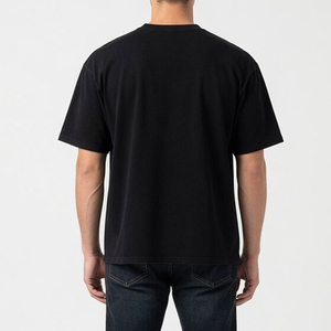 T-shirt personnalisé surdimensionné à col rond et manches courtes, imprimé en sérigraphie, en polyester/coton, séchage rapide, écologique, respirant, pour homme - Product Image 5