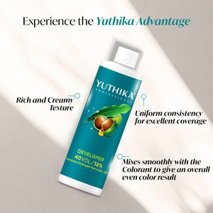 Desarrollador de Color de Cabello Profesional Yuthika: 12% 40 Vol (60ml) Fórmula de Grado Salón para Resultados Suaves y Vibrantes - Product Image 3