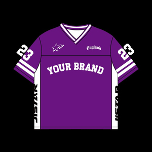 High Quality Customizable Teamwear American Football Jerseys <b>T</b>-<b>Shirts</b> Plus Size Summer Breathable Quick Dry Heat-Transfer - Product Image 1