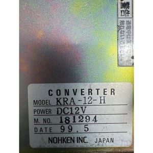KRA-12-H nohken ใช้เป็นชิ้นส่วนอุปกรณ์เซมิคอนดักเตอร์รุ่นเก่า - Product Image 3