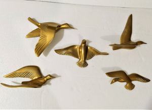 Ensemble d'oiseaux volants muraux en métal Décoration d'art mural - Product Image 5