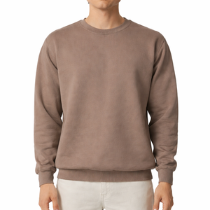 Sweat-shirt en polaire personnalisé pour homme |   Pull en tricot à col rond coupe ample pour l'hiver |   Conception d'impression |   Vente en gros OEM - Product Image 3