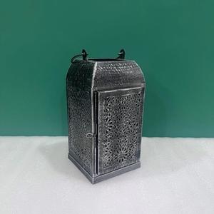 Vintage Metal Candle Lantern Decorative Hanging Lantern <b>Moroccan</b> Style Home <b>Decor</b> - Product Image 1
