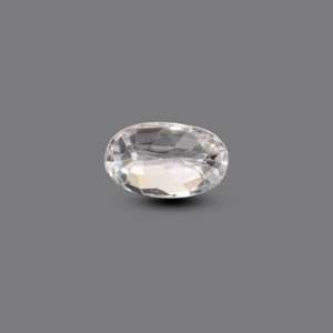 4.55 Carat Lab-Created Brilliant Cut White Zircon Loose Gemstone for Fine Jewelry - Product Image 2