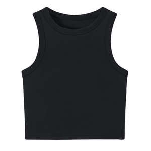 Camisetas de Tirantes Redondos para Mujer, Camisolas Femeninas, Tops Cortos para Entrenamiento, Camisetas de Algodón al por Mayor, Camisolas para Mujer - Product Image 4