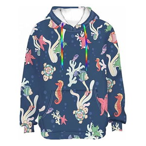 Sweat-shirts à sublimation pour hommes, sweat-shirts à capuche personnalisés, vêtements de sport haut de gamme, streetwear décontracté, tissu polyester, coupe confortable - Product Image 6