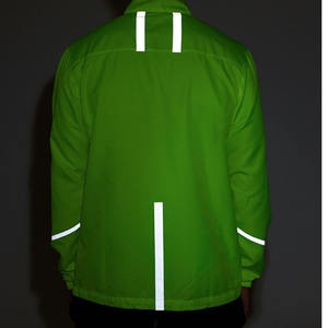 Chaqueta cortavientos reflectante ligera e impermeable para hombre, para correr al aire libre, transpirable, para hacer ejercicio. - Product Image 6