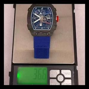 Reloj de pulsera automático de lujo con movimiento de titanio ultrafino de 7.8 mm NTPT, reloj de hombre Mile RM67-02 skeleton RM - Product Image 2