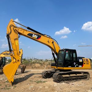 Mini-excavatrice sur chenilles hydraulique CAT 320 avec moteur puissant, machine de terrassement pour travaux de construction, avec la meilleure offre de réduction - Product Image 1