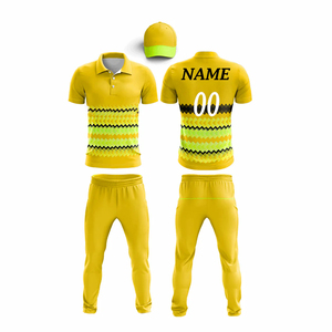 Uniforme de Cricket Masculino de Alta Calidad, 100% Nuevo Diseño Personalizado, Uniforme de Cricket de Manga Corta con Diseño de Cricket - Product Image 4