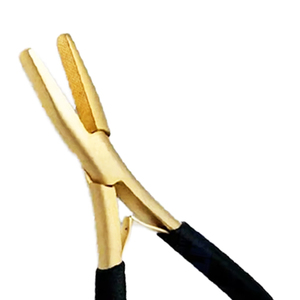 IMANS ENTERPRISES Pince à extensions de cheveux à clipser en acier inoxydable, outil professionnel de salon, modèle IE-HX-0134 - Product Image 2