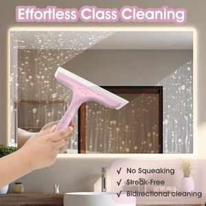 Tergivetro per doccia e finestre, strumento di pulizia in silicone per porte in vetro e bagni domestici - Product Image 2