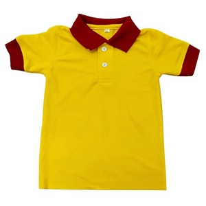 เสื้อโปโลเด็กปักลายพิมพ์ลาย OEM ขายส่ง ผ้าฝ้ายปิเก้ 100% ระบายอากาศได้ดี เป็นมิตรกับสิ่งแวดล้อม ผ้าถักลายแฟนซี ดีไซน์พิเศษ - Product Image 1
