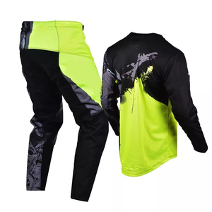 Ensemble maillot et pantalon de motocross, design personnalisé, combinaisons de motocross à manches longues, impression par sublimation, vêtements de sport de motocross, combinaison de course - Product Image 3