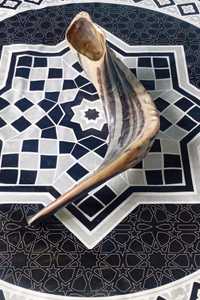 Shofar unique en corne de bélier naturelle, écologique, poli brillant, pour usage religieux et cadeaux pour la maison/les entreprises - Hs Husnain Crafts, bon prix - Product Image 5