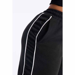 Customized <b>Women</b> Striped Flared Track Patchwork Pants Straight Leg <b>Sweatpants</b> - Product Image 3