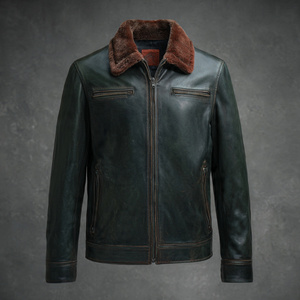 เสื้อแจ็คเก็ตหนังขนสัตว์คุณภาพสูงระดับหรู - Product Image 3