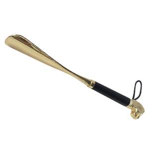 Compact Brass Shoe Horn Handy Shoe <b>Helper</b> Tool For Easy Carry And Quick Shoe Wearing Anywhere - Product Image 5