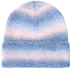 Bonnet d'hiver doublé polaire doux, modèle vierge à revers pour broderie personnalisée - Product Image 6