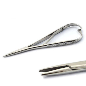 Pince Mathieu orthodontique pour élastiques, courbée et droite, pour la pose de ligatures – Outils d'orthodontie et de dentisterie - Product Image 6