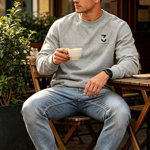 Sudaderas de Invierno para Hombre, Talla Adulto, Cómodas y Suaves, 100% Algodón, Forro Polar, Tejido Transpirable, a la Moda, Color Personalizado - Product Image 5