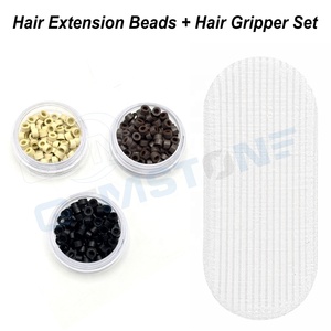 Professional Durable Reusable Stainless Steel Hair Extension <b>Tools</b> Kit Set Micro Beads Pliers Loop Hook <b>Thread</b> Clips Accessories - Product Image 3