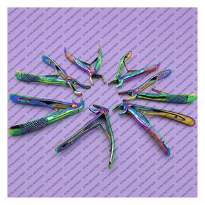 Ensemble de 7 pinces Kelin multicolores en acier inoxydable allemand pour l'extraction dentaire chez les enfants, certifié CE Classe II - Product Image 1