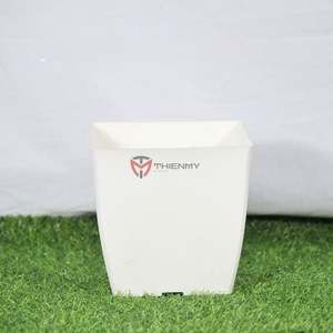 Modern Square PP Plastic Flower Pot for Indoor Outdoor Garden Decoration - Product Image 5