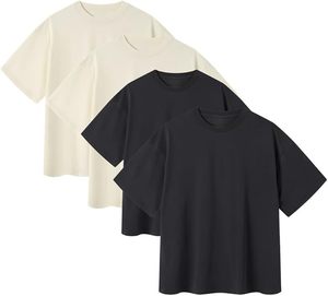 เสื้อยืดคอกลมแขนสั้นผู้ชาย ผ้าฝ้าย 100% ทรงปกติ สวมใส่สบาย เหมาะสำหรับเล่นกีฬา สามารถสกรีนโลโก้และปรับแต่งได้ - Product Image 3