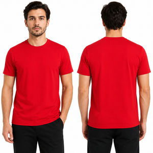 เสื้อยืดพิมพ์ลายโลโก้ตามสั่ง ขายส่ง เสื้อยืดโลโก้แบบกำหนดเอง ผ้าฝ้าย 100% เสื้อยืดสีเข้มแบบยูนิเซ็กซ์ เสื้อยืดโอเวอร์ไซส์ปักลายสำหรับผู้ชาย - Product Image 3