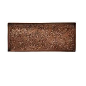 Nouveau design moderne de luxe en métal cuivre antique fini zinc, plateau rectangulaire pour bottes, pots et jardinières pour la maison et le salon - Product Image 3