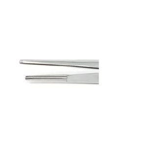 Pinzas de tejido DeBakey alemanas de acero inoxidable, rectas, 20 cm, punta fina, atraumáticas, para tejido vascular, con soporte para el pulgar - Product Image 1