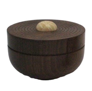 Olla de cazuela de madera de tendencia superior con tapa para cocina hotel restaurante personalizar Warm Keeper Food tazón de almacenamiento de madera con tapa - Product Image 1