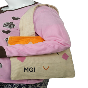 Bolsa de Compras Grande de Algodón Ecológico para Mujer, con Logotipo Personalizado Impreso, Lavable, Reutilizable, Bolsa de Lona de Viaje para Uso Promocional - Product Image 5