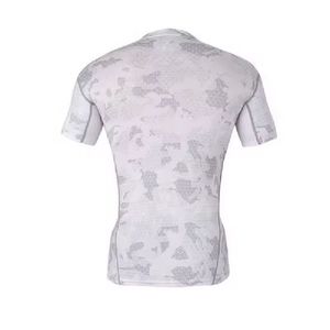 Camiseta de Compresión de Secado Rápido para Hombre con Logotipo Personalizado 2026, Camiseta de Compresión Sublimada para Entrenamiento de MMA, NO GI Grappling Jiu Jitsu BJJ - Product Image 4