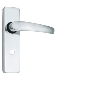 Poignée de porte à levier rectangulaire en acier inoxydable de style industriel moderne pour les portes intérieures/extérieures de cuisine, chambre, salle de bain et salon - Product Image 3