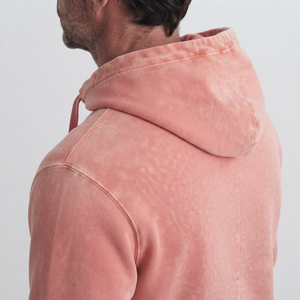 Sudadera con Capucha para Hombre Sunfaid Rosa, Cortavientos, 100% Algodón Ecológico, para Invierno - Product Image 5